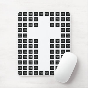 ロゴまたはイメージマウスを使用してクロスパターンを作成する マウスパッド