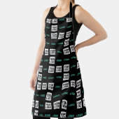 ロゴまたはイメージ | ジグザグパターン(2イメージあり) エプロン (インサイチュ)