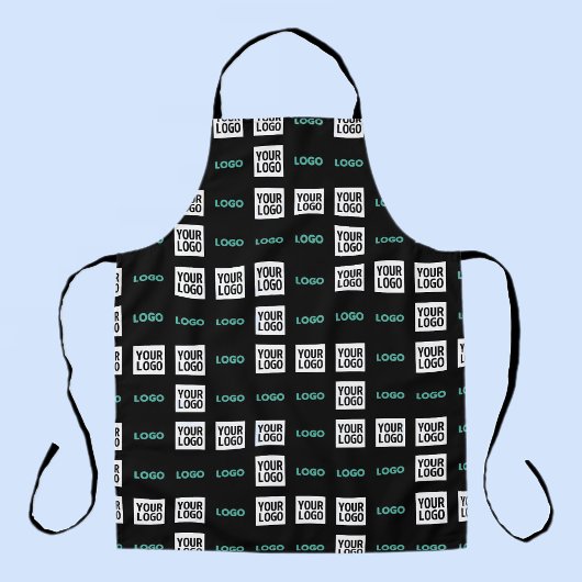 ロゴまたはイメージ | ジグザグパターン（2イメージあり） エプロン