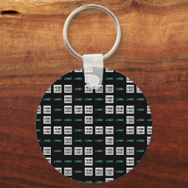 ロゴまたはイメージ | ジグザグパターン（2イメージあり） キーホルダー