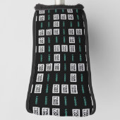 ロゴまたはイメージ | ジグザグパターン（2イメージあり） ゴルフヘッドカバー (回転90)