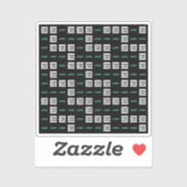 ロゴまたはイメージ | ジグザグパターン(2イメージあり) シール (シート)