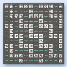 ロゴまたはイメージ | ジグザグパターン（2イメージあり） ストーンコースター