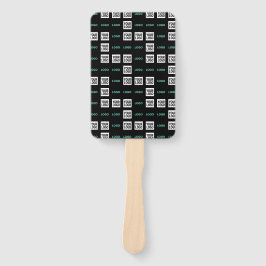 ロゴまたはイメージ | ジグザグパターン（2イメージあり） ハンドファン