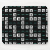 ロゴまたはイメージ | ジグザグパターン(2イメージあり) マウスパッド (正面)