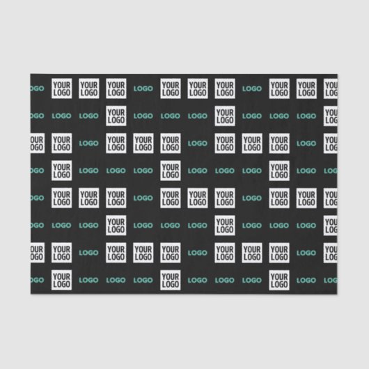 ロゴまたはイメージ | ジグザグパターン（2イメージあり） 薄葉紙 (正面)