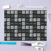 ロゴまたはイメージ | ジグザグパターン（2イメージあり） 薄葉紙 (クラフト)