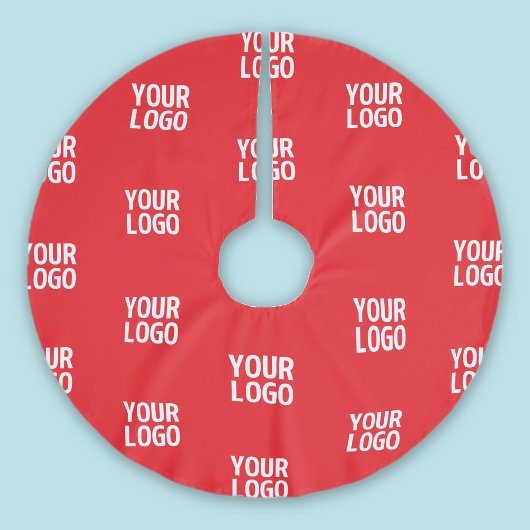 ロゴまたはイメージ/デザインを自動的に並べる ブラッシュドポリエステルツリースカート