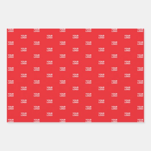 ロゴまたはイメージ/デザインを自動的に並べる ラッピングペーパーシート (正面3)