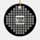 ロゴまたはイメージ | パターユニークン セラミックオーナメント (正面)