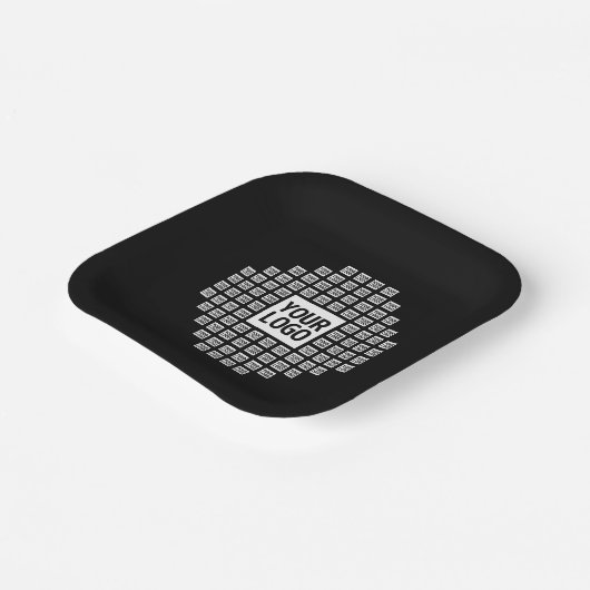 ロゴまたはイメージ | パターユニークン ペーパープレート (傾斜あり)