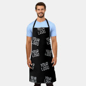 ロゴまたはイメージ | ランダム化されたルッキングテンプレート エプロン (着用した状態)