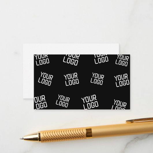 ロゴまたはイメージ | ランダム化されたルッキングテンプレート エンクロージャーカード (正面/裏面インサイチュ)