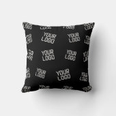 ロゴまたはイメージ | ランダム化されたルッキングテンプレート クッション (裏面)