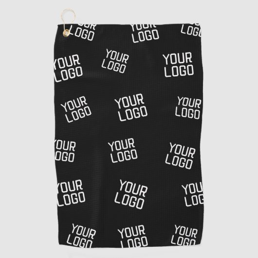ロゴまたはイメージ | ランダム化されたルッキングテンプレート ゴルフタオル (正面)