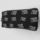 ロゴまたはイメージ | ランダム化されたルッキングテンプレート ゴルフヘッドカバー (正面)