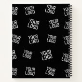 ロゴまたはイメージ | ランダム化されたルッキングテンプレート ノートブック (裏面)