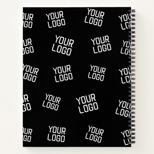 ロゴまたはイメージ | ランダム化されたルッキングテンプレート ノートブック (裏面)