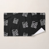 ロゴまたはイメージ | ランダム化されたルッキングテンプレート バスタオルセット (ハンドタオル)