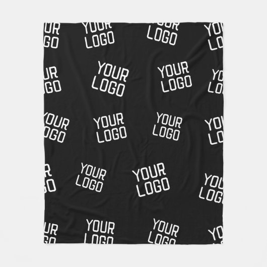 ロゴまたはイメージ | ランダム化されたルッキングテンプレート フリースブランケット (正面)