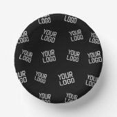 ロゴまたはイメージ | ランダム化されたルッキングテンプレート ペーパーボウル (正面)