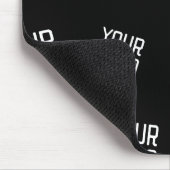 ロゴまたはイメージ | ランダム化されたルッキングテンプレート マウスパッド (コーナー)