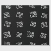 ロゴまたはイメージ | ランダム化されたルッキングテンプレート ラッピングペーパー (フラット)