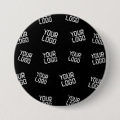 ロゴまたはイメージ | ランダム化されたルッキングテンプレート 缶バッジ (正面)