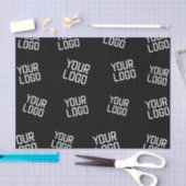 ロゴまたはイメージ | ランダム化されたルッキングテンプレート 薄葉紙 (クラフト)