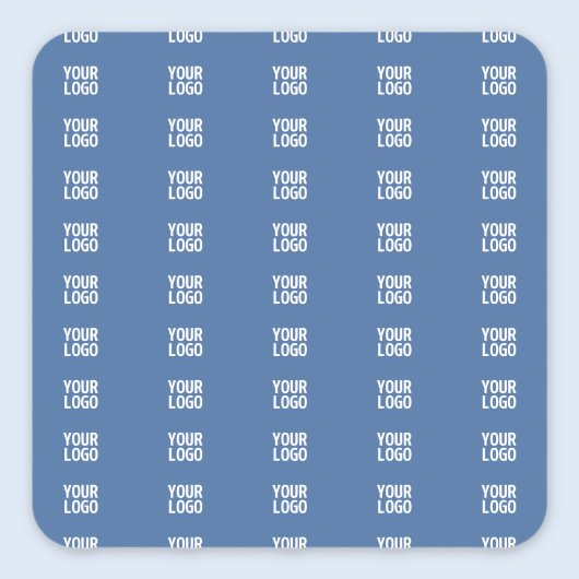 ロゴまたはイメージ | 垂直ストライプパターン スクエアシール