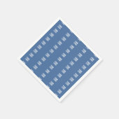 ロゴまたはイメージ | 垂直ストライプパターン スタンダードカクテルナプキン (角)