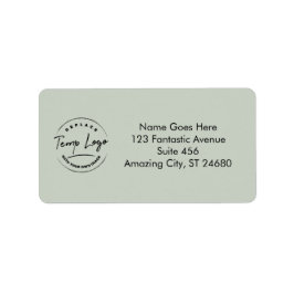 ロゴまたはイメ企業のージのブランド化、Sage ラベル