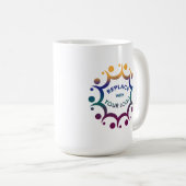 ロゴまたはグラフィック企業のでブランド化 コーヒーマグカップ (正面右)