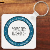 ロゴまたはデザインとカスタマイズ可能な循環文字 キーホルダー (裏面)