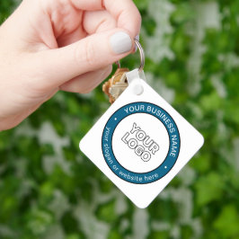 ロゴまたはデザインとカスタマイズ可能な循環文字 キーホルダー