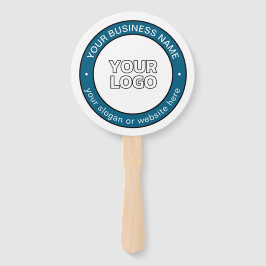 ロゴまたはデザインとカスタマイズ可能な循環文字 ハンドファン