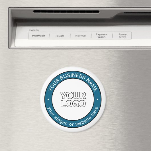 ロゴまたはデザインとカスタマイズ可能な循環文字 マグネット (インサイチュ (食洗機))