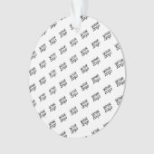 ロゴまたはデザイン要素のタイル オーナメント (正面)