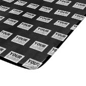 ロゴまたはデザイン |編集可能な色の背景 カッティングボード (角)