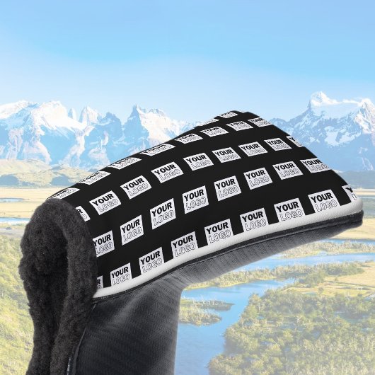 ロゴまたはデザイン |編集可能な色の背景 ゴルフヘッドカバー