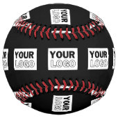 ロゴまたはデザイン |編集可能な色の背景 ソフトボール (裏面)