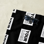 ロゴまたはデザイン |編集可能な色の背景 ビーチタオル (インサイチュ)