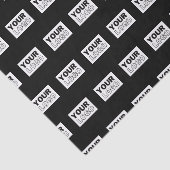 ロゴまたはデザイン |編集可能な色の背景 薄葉紙 (詳細)