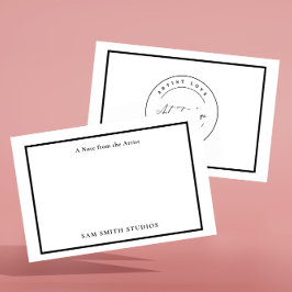 ロゴまたはフォトアーティストのサンキューカードの追加 サンキューカード