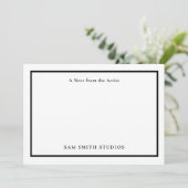 ロゴまたはフォトアーティストのサンキューカードの追加 サンキューカード (スタンド正面)