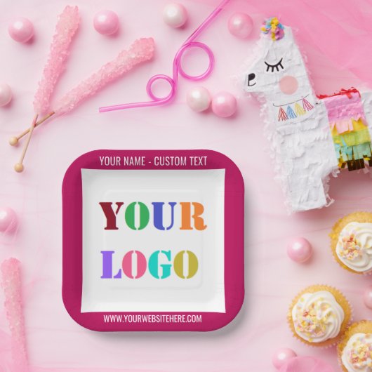 ロゴまたはフォトカスタム文字パーティー紙プレート ペーパープレート (パーティー)