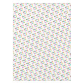 ロゴまたはフォトプロモーションビジネステーブルクロス テーブルクロス (正面)