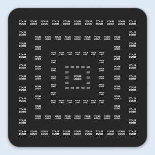 ロゴまたは任意のデザイン/イメージ 正方形パターン スクエアシール
