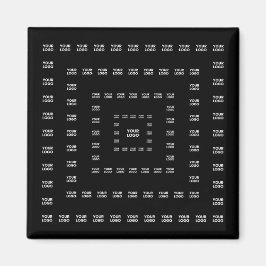 ロゴまたは任意のデザイン/イメージ | 正方形パターン マグネット