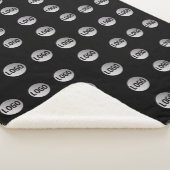 ロゴまたは任意の画像 | パターユニークン シェルパブランケット (3/4)